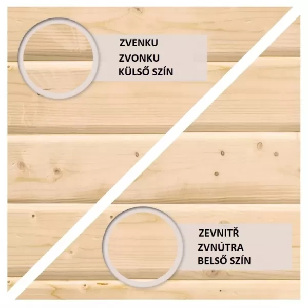 Dřevěný domek KARIBU TALKAU 8 (83340) natur LG2734