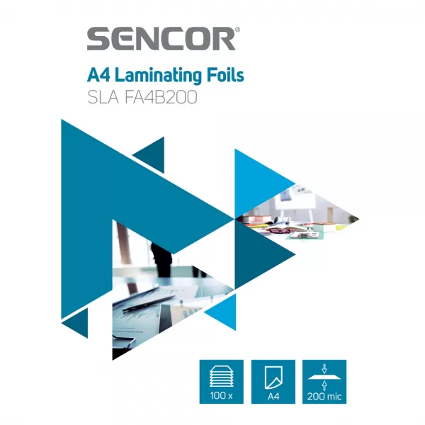 Laminovací fólie A4 200mic 100ks SENCOR SLA FA4B200