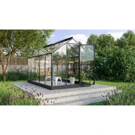 Skleník VITAVIA TRITON 6200 čiré sklo 3 mm černý LG3685