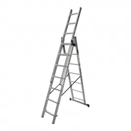 Žebřík trojdílný hliníkový 3x7 Xtline XT6307