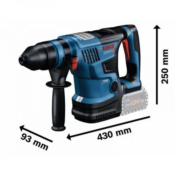 Aku vrtací kladivo SDS plus Bosch BITURBO GBH 18V-34 CF 0611914002