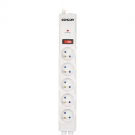 Přepěťová ochrana 5 zásuvek 918J SENCOR SSP 530 50001677