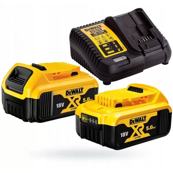 Kombo sada aku nářadí 18V/2x5,0Ah DeWALT DCK2020P2T