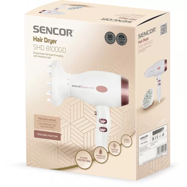 Vysoušeč vlasů SENCOR SHD 8271VT