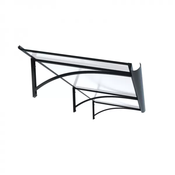 Stříška nad dveře LANITPLAST RUMBA XL 197/54 antracit LG2761