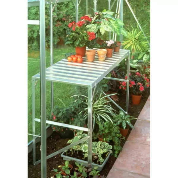 AL regál 120x52 cm jednopolicový stříbrný VITAVIA 	LG14