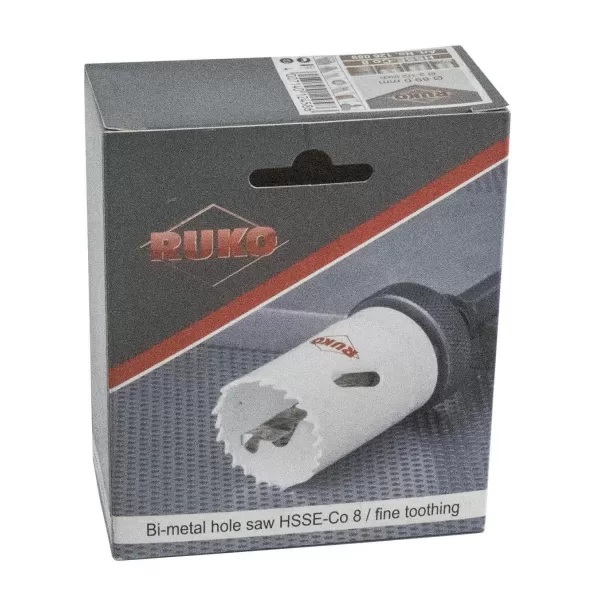 Vykružovací korunka bimetalová, jemný zub RUKO RU126200