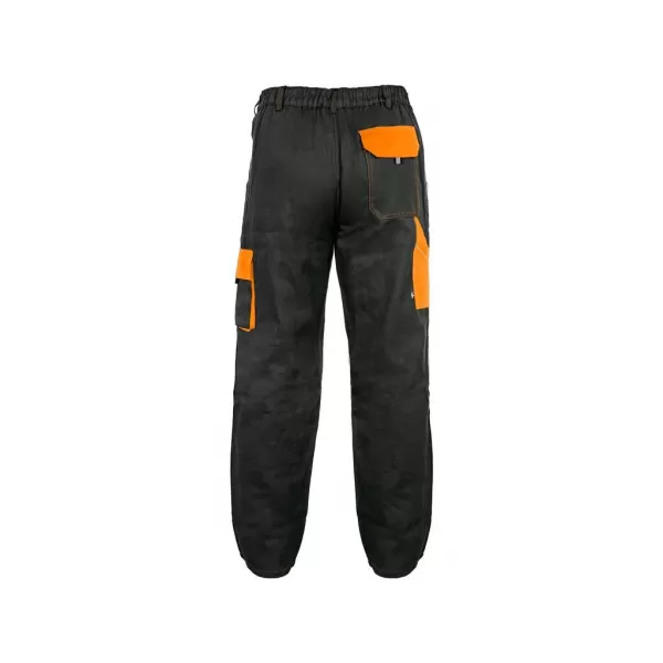 Kalhoty Canis do pasu CXS LUXY JOSEF, pánské, černo-oranžové