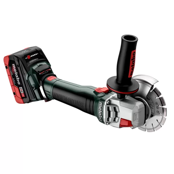 Aku úhlová bruska 18V/2x5,5Ah WB 18 LT BL 11-125 Quick Metabo 613054660