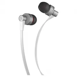 Sluchátka do uší s mikrofonem SENCOR SEP 300 MIC WHITE MET