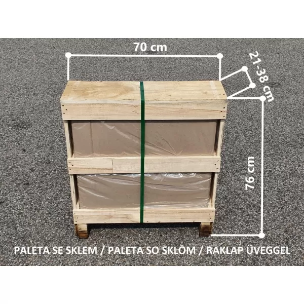 Skleník VITAVIA URANUS 6700 čiré sklo 3 mm zelený LG1040
