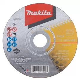 Kotouč řezný nerez 125x1,0x22,23mm A60V, 12ks Makita E-17120-12