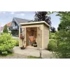 Dřevěný domek KARIBU MERSEBURG 5 (68156) natur LG1747