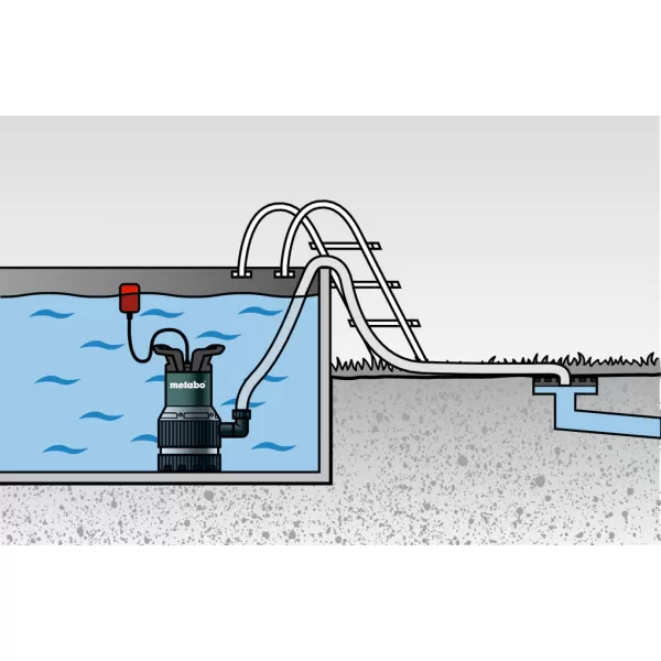 Ponorné čerpadlo kombinované TPS 16000 S Combi Metabo 0251600000