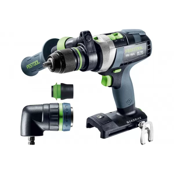 Aku příklepový vrtací šroubovák QUADRIVE TPC 18V bez aku I-Basic-Set Festool 577625