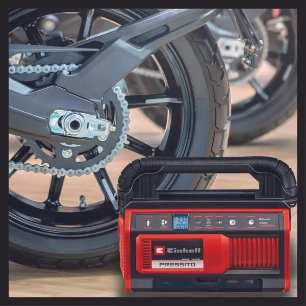 Aku hybridní kompresor 18V/bez aku PRESSITO 18/25 Hybrid Einhell 4020430