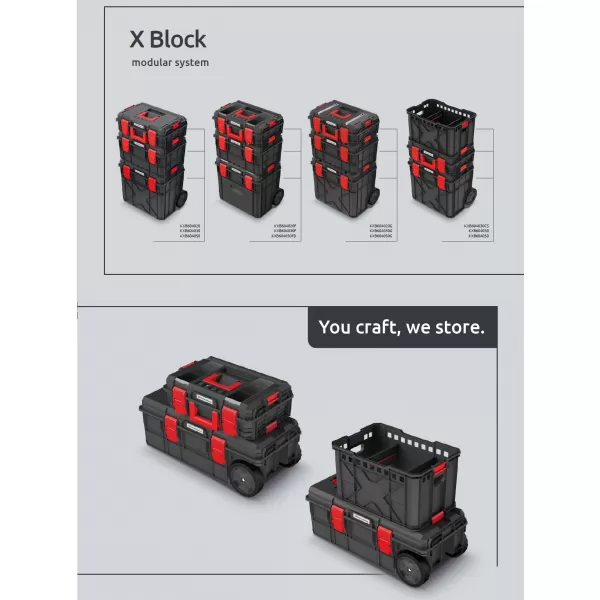 Kufr na nářadí X BLOCK PRO černý Kistenberg KXB604020