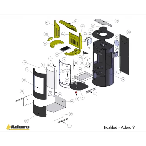 Krbová kamna Aduro 9