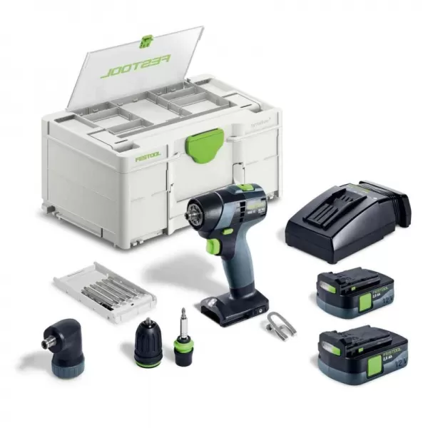 Aku vrtací šroubovák TXS 12V 2x2,5Ah-Set Festool 576874