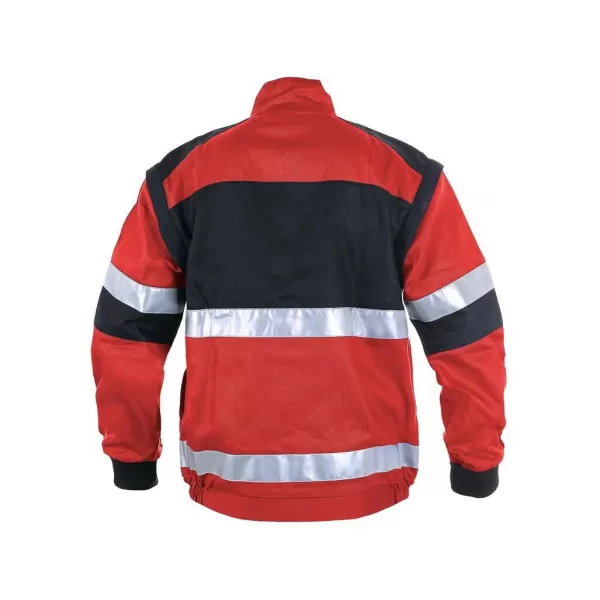 Blůza Canis CXS LUXY BRIGHT, pánská, červeno-černá