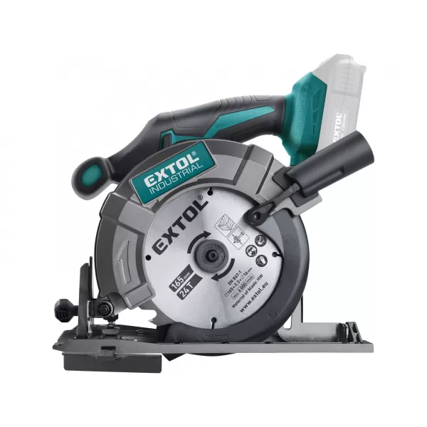 Aku kotoučová pila 20V bez aku BRUSHLESS Extol Industrial 8791823