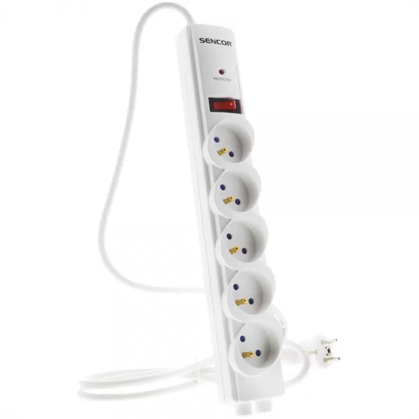 Přepěťová ochrana 5 zásuvek 918J SENCOR SSP 530 50001677