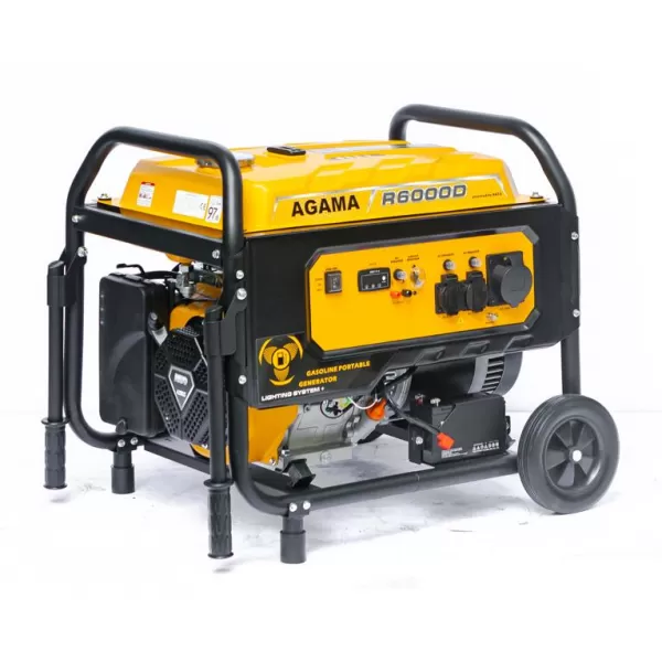 Benzínový generátor s AVR regulací AGAMA R6000D