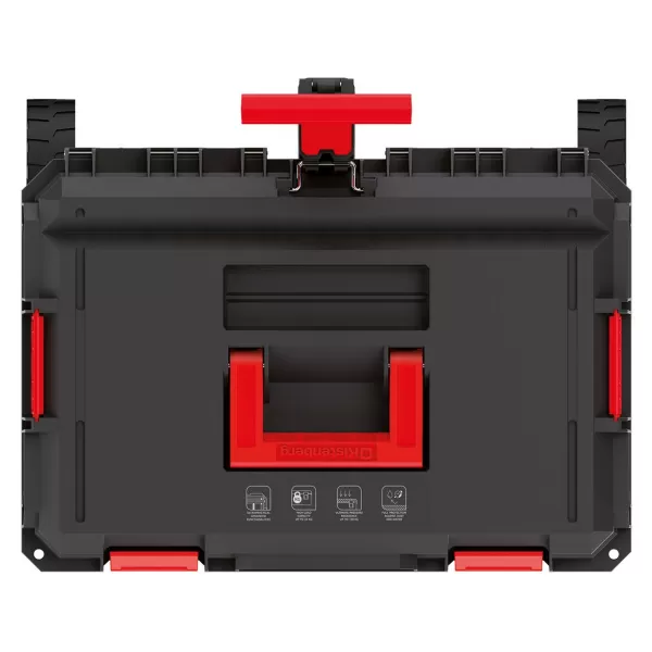 Kufr na nářadí s transp. kolečky X BLOCK PRO černý Kistenberg KXB604050