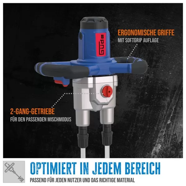 Míchač stavebních směsí GRW 1811.1 TWIN Güde 58044