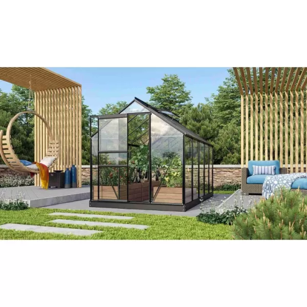 Skleník VITAVIA VENUS 6200 čiré sklo 3 mm černý LG3540
