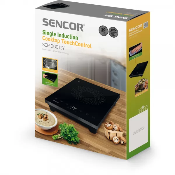Indukční vařič SENCOR SCP 3601GY