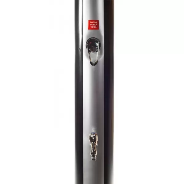 Solární sprcha vč. teploměru s dlouhou hlavicí Hawaj Uno 38 l černo-stříbrná 70556003