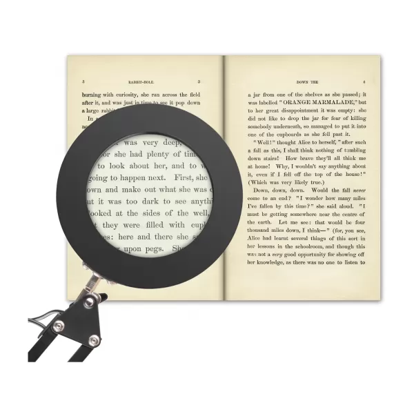 Lampa stolní s lupou USB napájení 2400lm 3 barvy Extol Light 43160