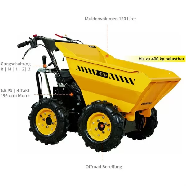 Dumper GAD 400.1/4x4 Güde 55525