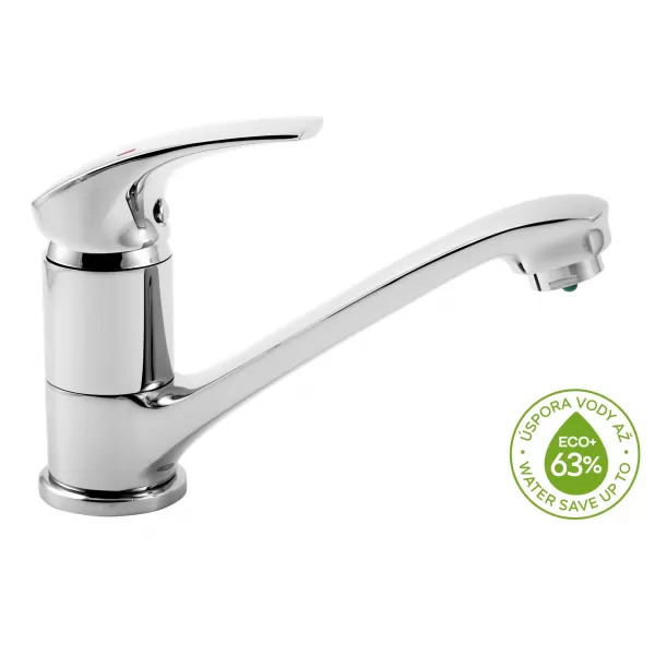 Dřezová stojánková baterie Metalia ECO+ chrom Novaservis 57096,0E