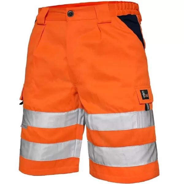 Kraťasy Canis CXS NORWICH, výstražné, pánské, oranžové