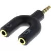 Redukce 3,5 jack 4P M-2x F P SENCOR SAV 188-000