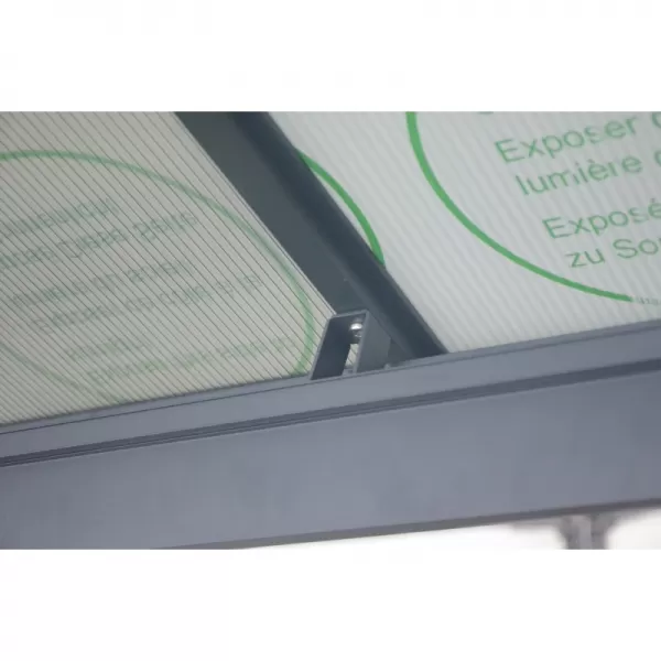 Zahradní altán LANITPLAST 33 antracit + bronz PC LG2454