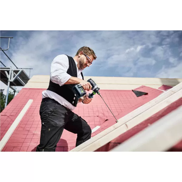 Aku příklepový vrtací šroubovák QUADRIVE TPC 18V 1x5,0 + 1x4,0Ah I-Set/XL Festool 577622