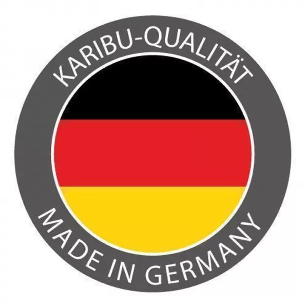 Finská sauna KARIBU CUBEN (81132) terragrau s předsíní LG1933