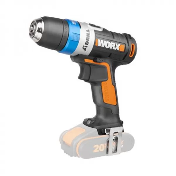 Aku vrtačka 20V bez aku PowerShare Worx Orange WX178.9