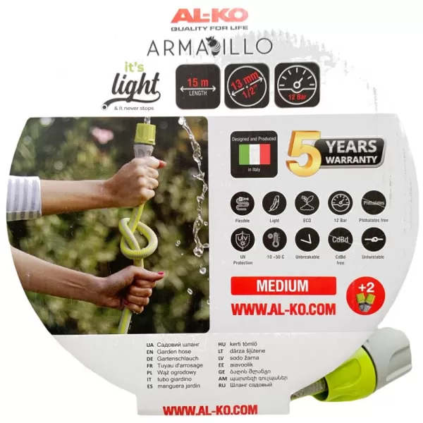 Hadice zahradní ARMADILLO 1/2" 15 M SL AL-KO 113890
