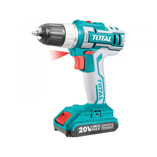 Aku vrtací šroubovák 20V/2x2,0Ah Li-ion Total TDLI2002