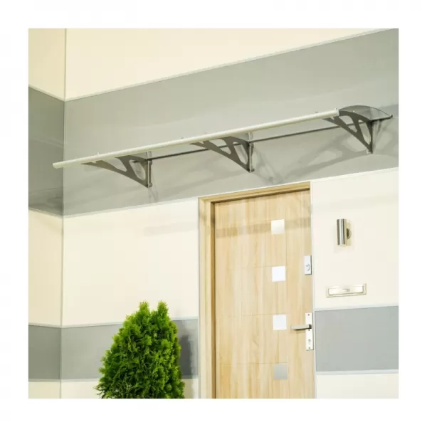 Stříška nad dveře LANITPLAST BLUEMOON XL 197/89 stříbrná LG2581