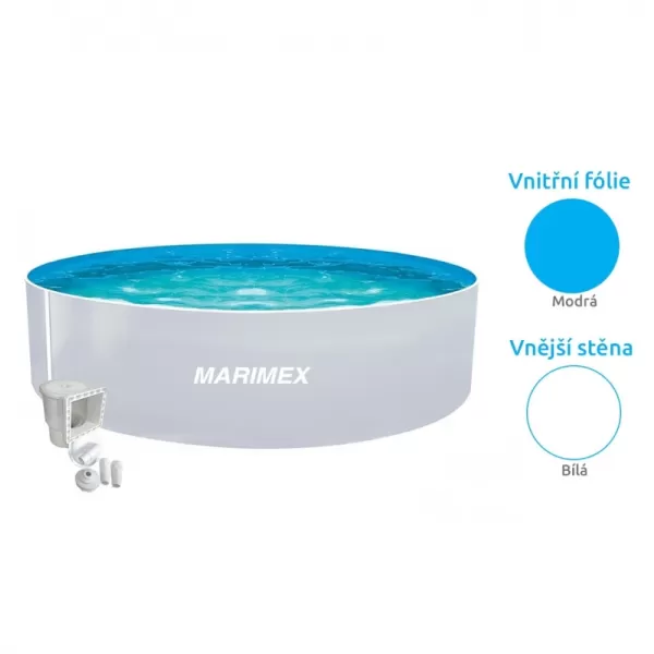 Bazén Orlando 3,66x0,91m + skimmer bílý Marimex 10340216
