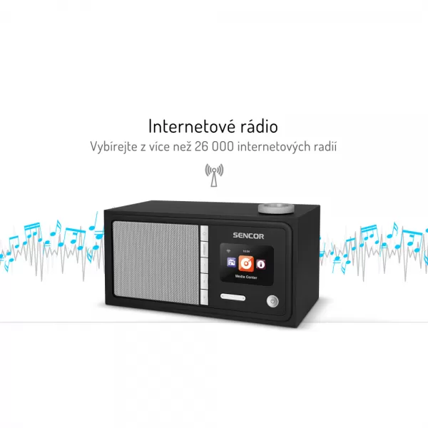 Internetové rádio SENCOR SIR 5000WDB
