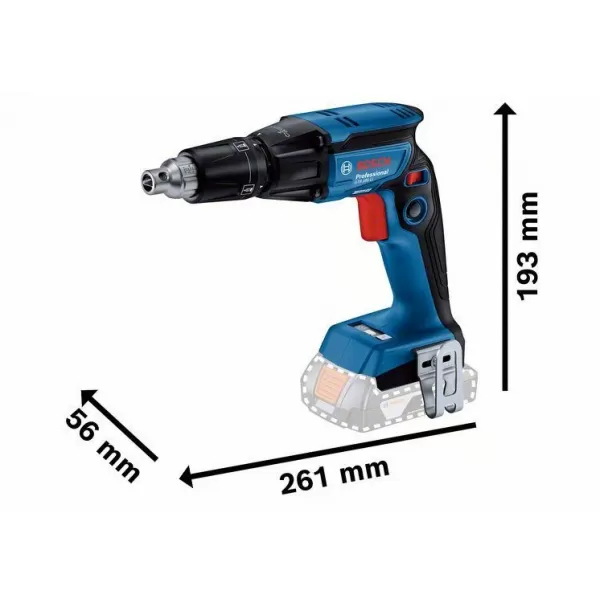 Aku sádrokartonářský šroubovák 2x2,0Ah Bosch GTB 185-LI s GMA 55 0 601 9K7 022
