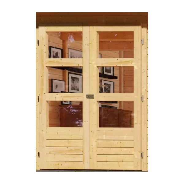 Dřevěný domek KARIBU KERKO 4 (82928) natur LG2964