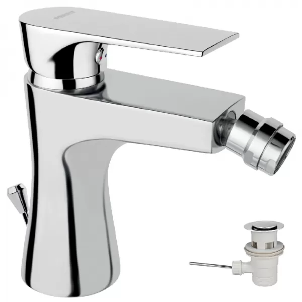 Stojánková bidetová baterie ALGEO SQUARE chrom Novaservis 82011,0