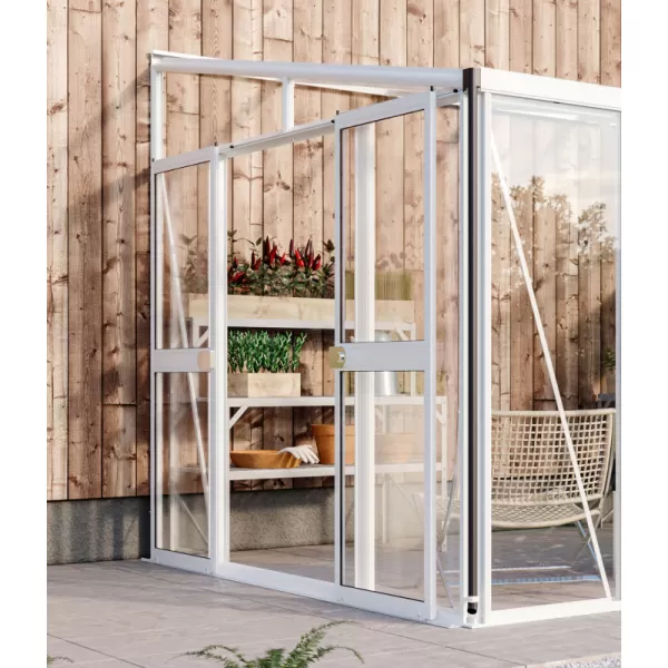 Skleník VITAVIA ATHENA 7000 sklo 3 mm + PC 10 mm bílý LG3832